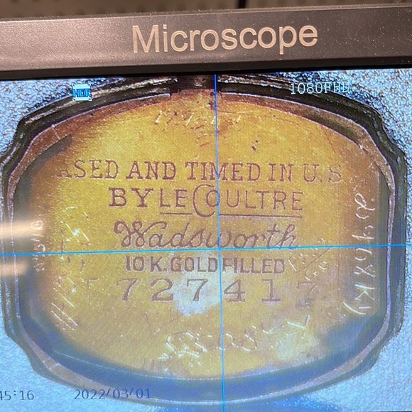 Vintage 1940s LeCoultre 10k Gold Case Ladies Watch - Picture 6 of 6